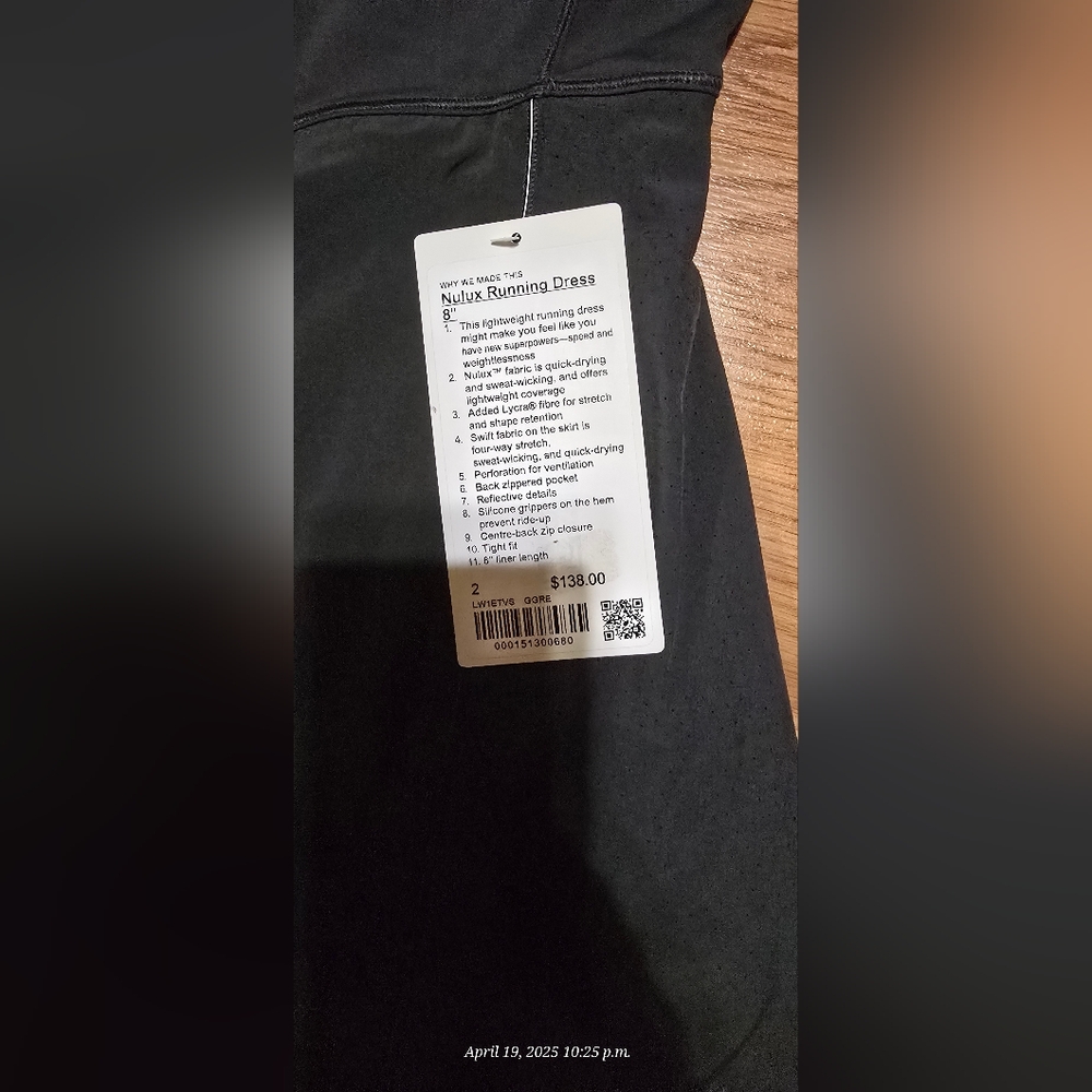 Lululemon Elegant Black Sleeveless Dress - Picture 2 of 3